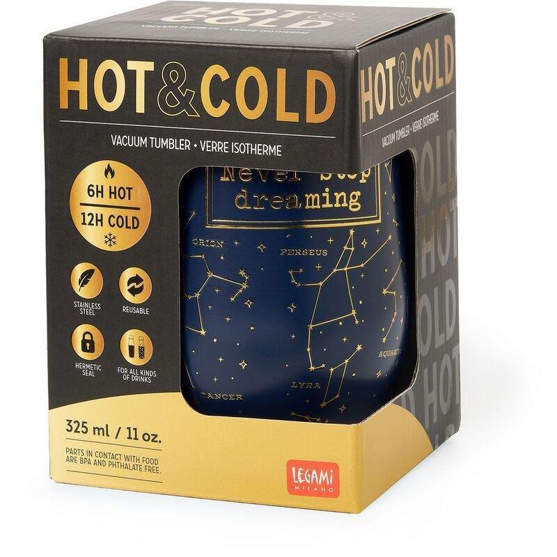 Legami Hot & Cold Vacuum Tumbler 325 ml - Stars, , large image number 1