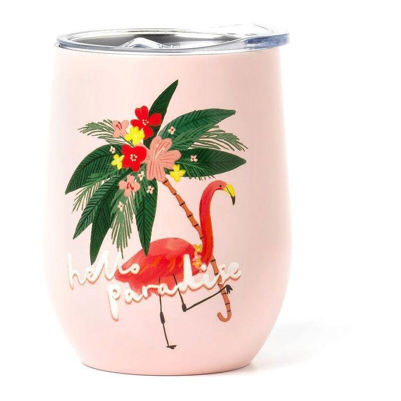 LEGAMI - Legami Hot & Cold Vacuum Tumbler 325 ml - Flamingo