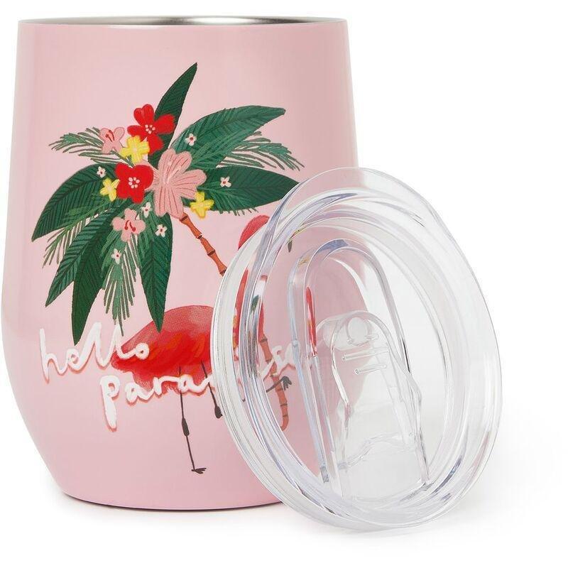 LEGAMI - Legami Hot & Cold Vacuum Tumbler 325 ml - Flamingo