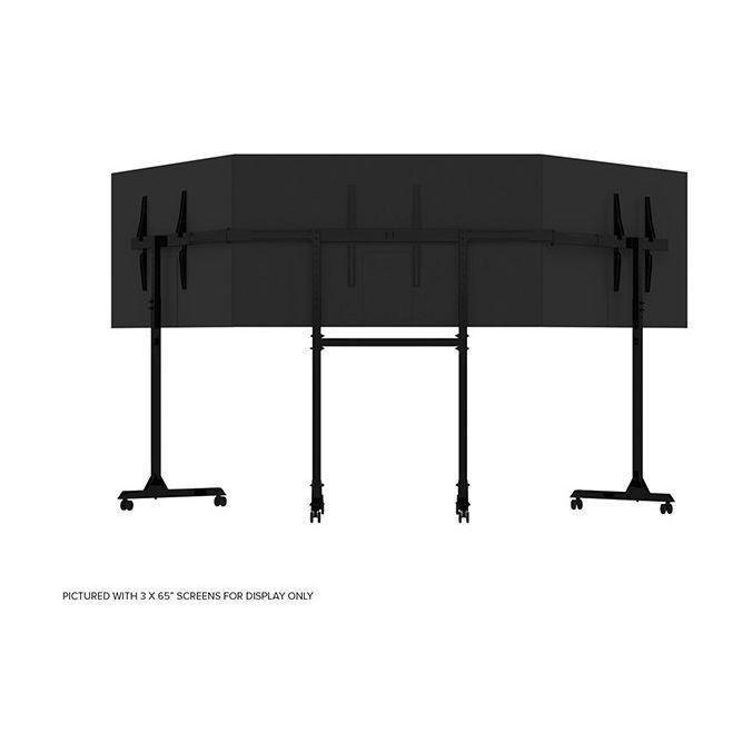 Next Level Racing Free Standing Triple Monitor stand (Electronics & Accessories Not Included), , large image number 1