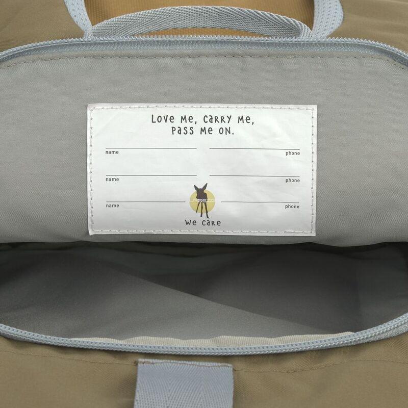 Lassig Mini Rolltop Kids Backpack Nature - Light Blue, , large image number 3