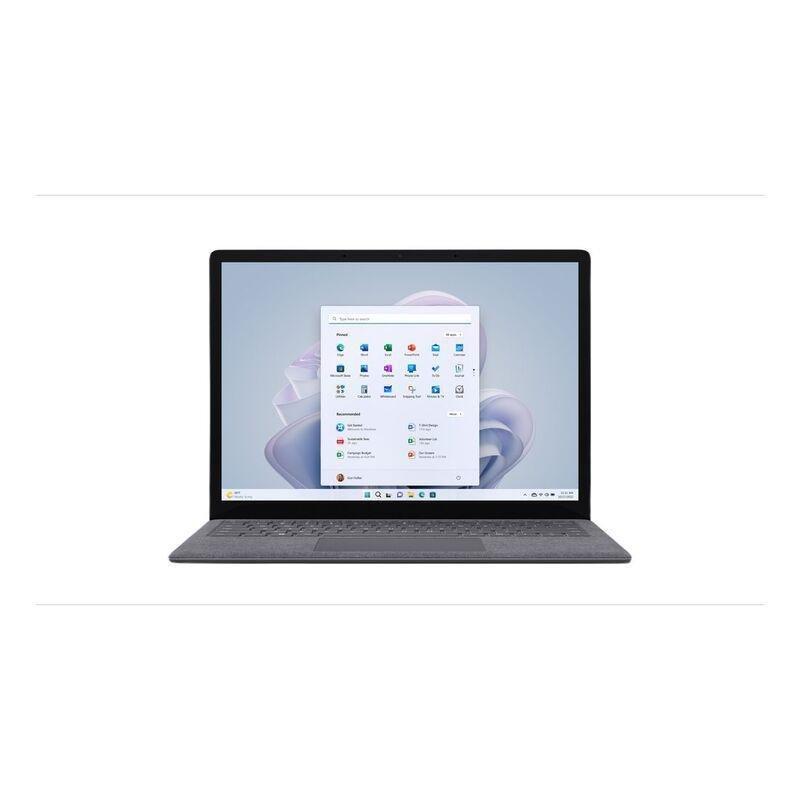 Microsoft Surface Laptop 5 i5-1235U/8GB/256GB SSD/Intel Iris Xe/13.5 PixelSense/Windows 11 Home - Platinum (Alcantara Keyboard) (Arabic/English), , large image number 0