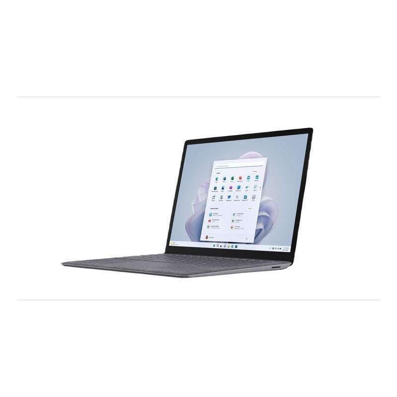 MICROSOFT - Microsoft Surface Laptop 5 i5-1235U/8GB/256GB SSD/Intel Iris Xe/13.5 PixelSense/Windows 11 Home - Platinum (Alcantara Keyboard) (Arabic/English)