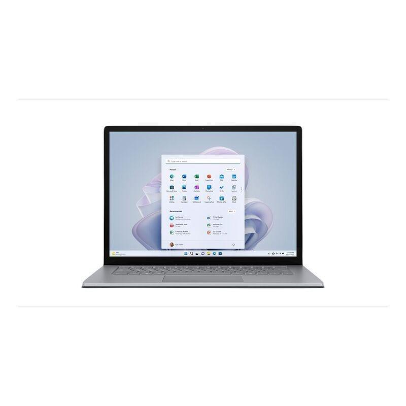 Microsoft Surface Laptop 5 i7-1255U/8GB/256GB SSD/Intel Iris Xe/15 PixelSense/Windows 11 Home - Platinum (Metal Keyboard) (Arabic/English), , large image number 0