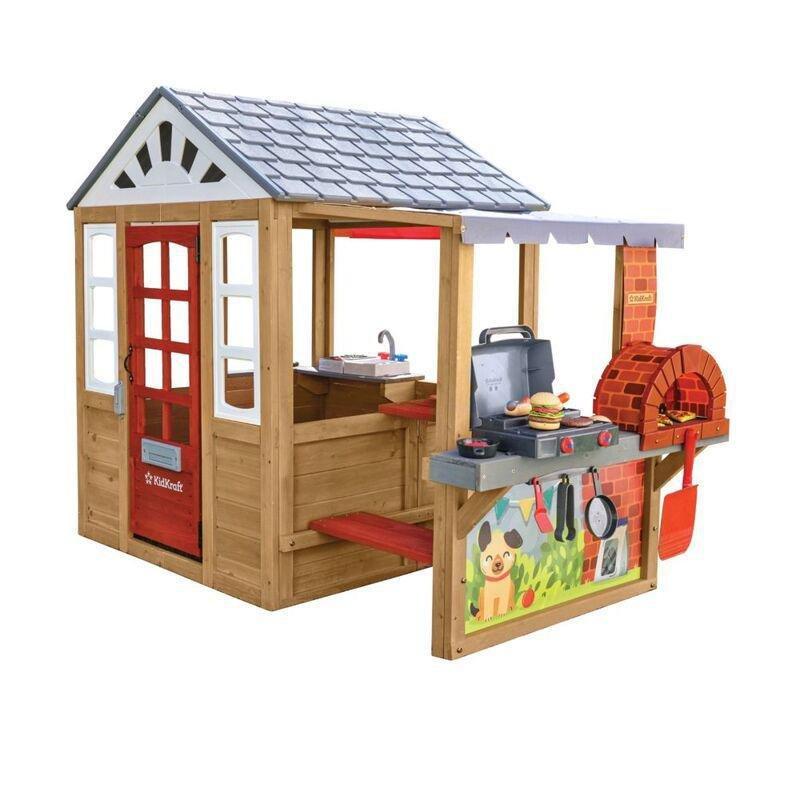Kidkraft Grill & Chill Pizza Playhouse, , large image number 0