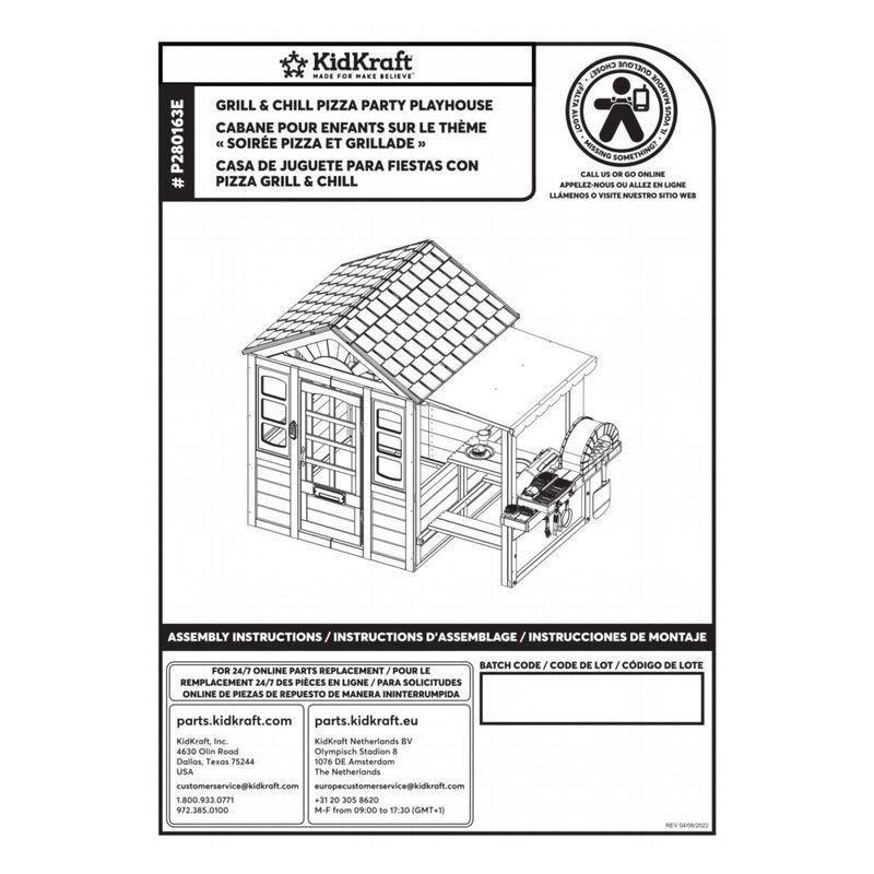 Kidkraft Grill & Chill Pizza Playhouse, , large image number 5