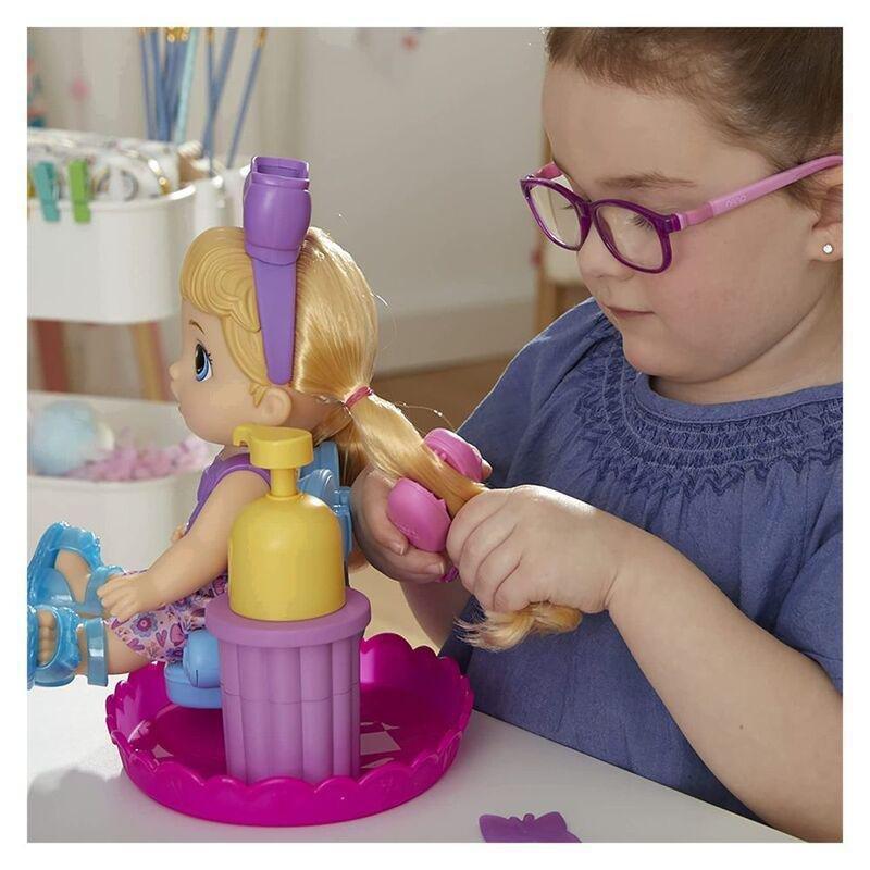 Hasrbo Baby Alive Sudsy Styling Blond Hair Baby Doll (F5112), , large image number 3