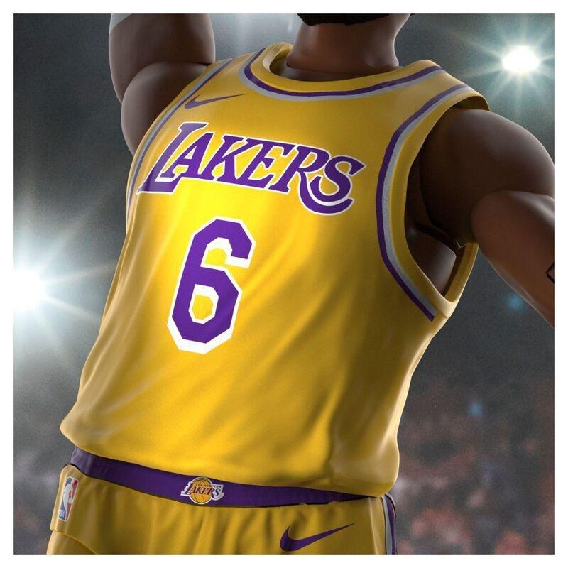 Hasbro Starting Lineup NBA Series 1 Lebron James 6-Inch Action Figure (F8179), , large image number 3