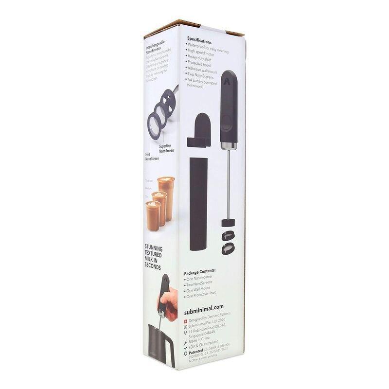 Subminimal Nanofoamer V2 With 2 Nanoscreens Fine And Superfine, , medium