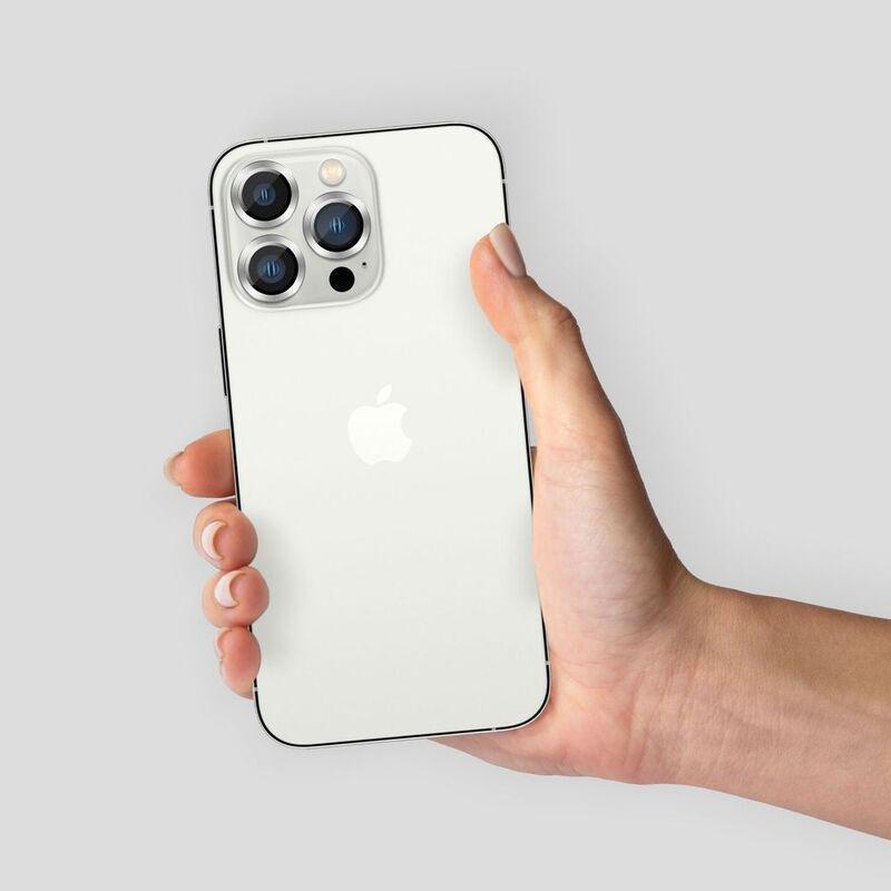 HYPHEN Camera Lens Protector For iPhone 14 Pro/ 14 Pro Max - Silver, , large image number 6