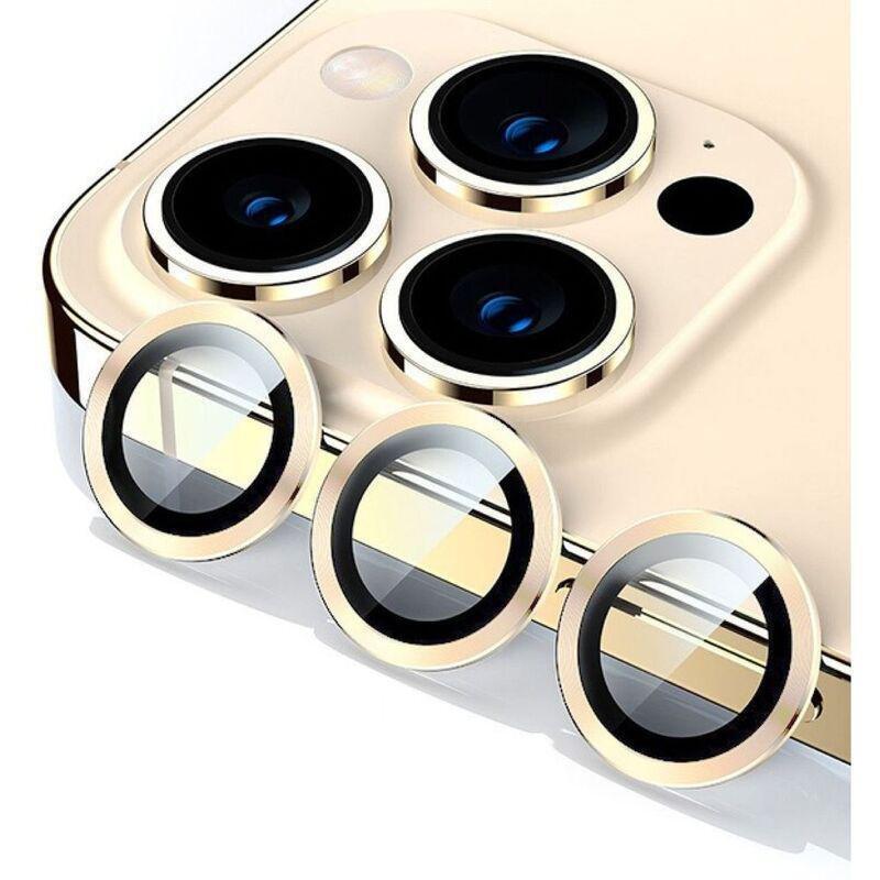 HYPHEN Camera Lens Protector For iPhone 14 Pro/ 14 Pro Max - Gold, , medium