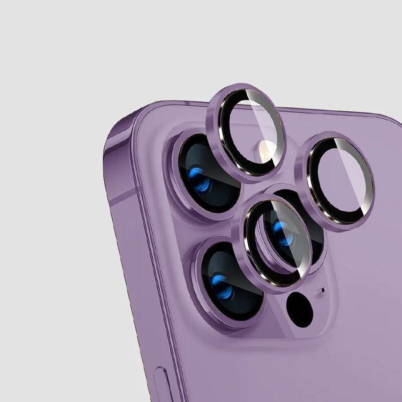 Gripp Focal Camera Lens Protector 3-in-1 for iPhone 14 Pro/Max - Purple, , large image number 1