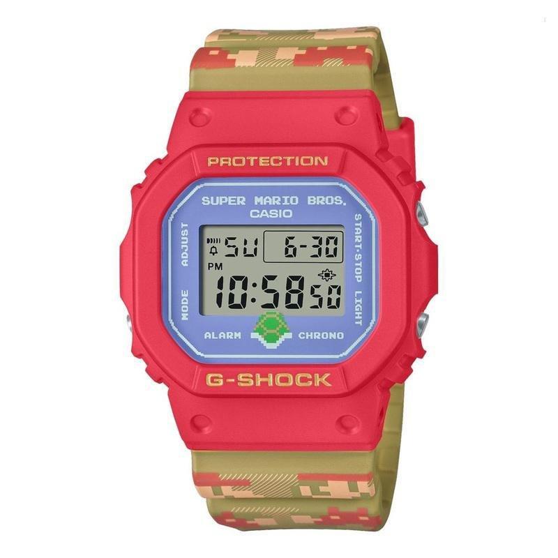 CASIO - Casio G-Shock x Super Mario Bros DW-5600SMB-4DR Digital Watch