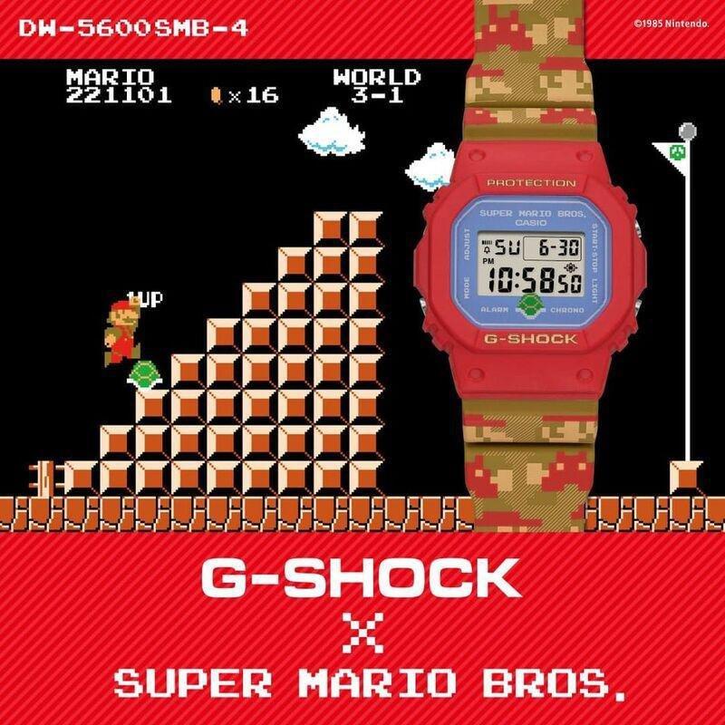 Casio G-Shock x Super Mario Bros DW-5600SMB-4DR Digital Watch, , large image number 1