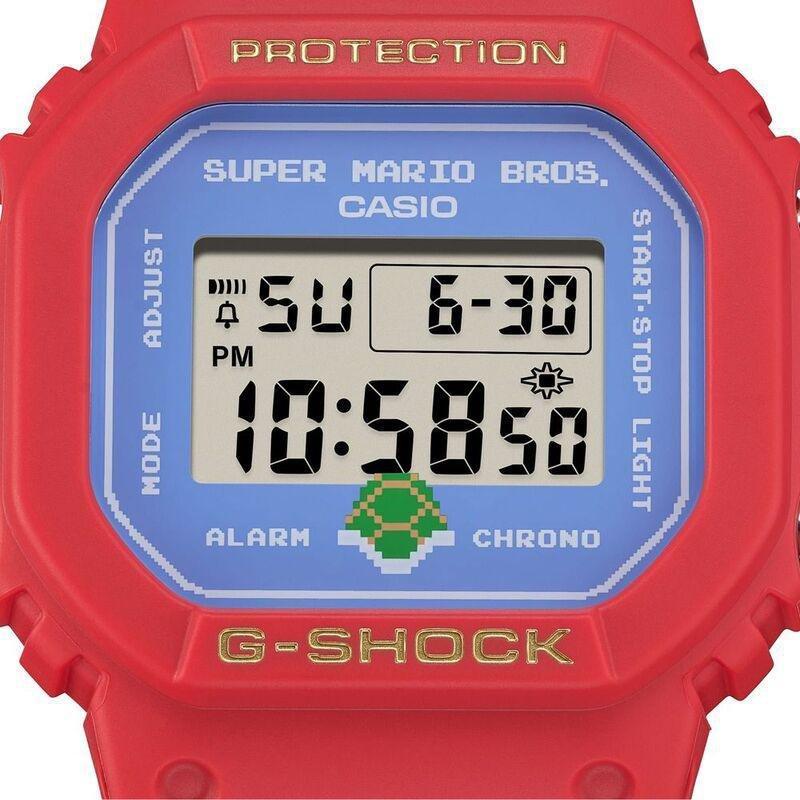 CASIO - Casio G-Shock x Super Mario Bros DW-5600SMB-4DR Digital Watch