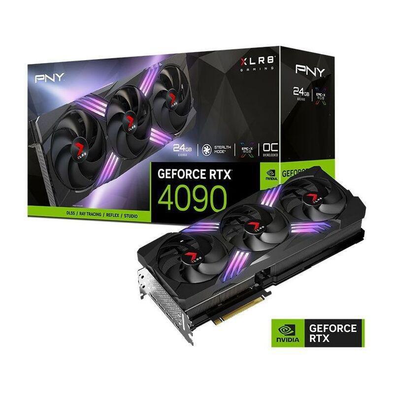 PNY GeForce RTX 4090 24GB/GDDR6X XLR8 Gaming Graphics Card - VERTO EPIC-X RGB Triple Fan DLSS 3, , large image number 6