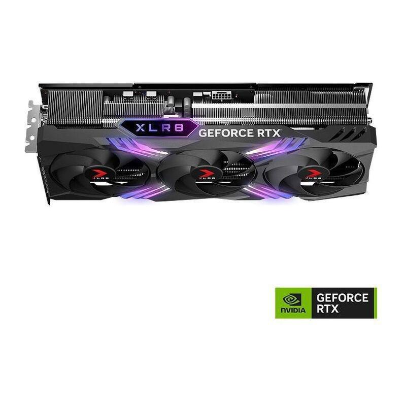 PNY GeForce RTX 4080 16GB/GDDR6X XLR8 Gaming Graphics Card - VERTO EPIC-X RGB Overclocked Triple Fan DLSS 3, , large image number 3