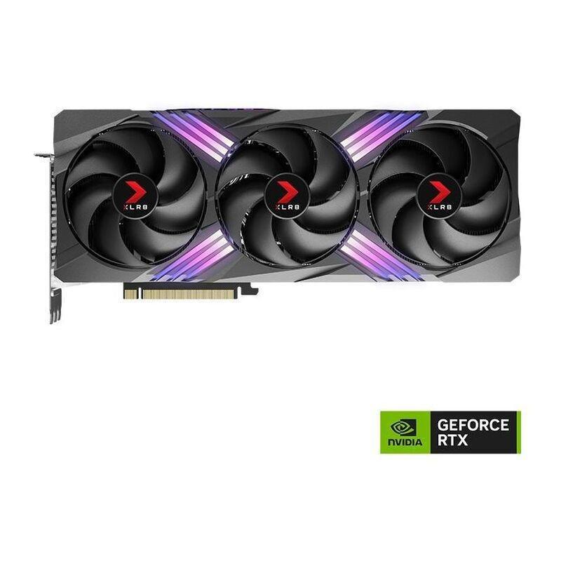 PNY GeForce RTX 4080 16GB/GDDR6X XLR8 Gaming Graphics Card - VERTO EPIC-X RGB Overclocked Triple Fan DLSS 3, , large image number 4