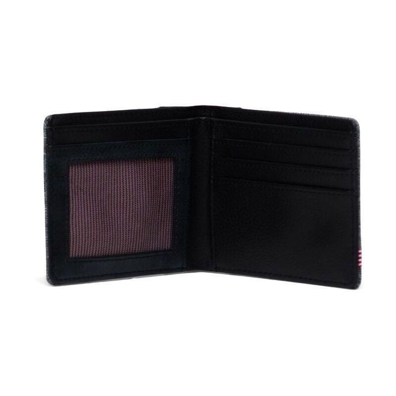 Herschel Hank II RFID Classic Wallet - Raven Crosshatch/Black, , medium