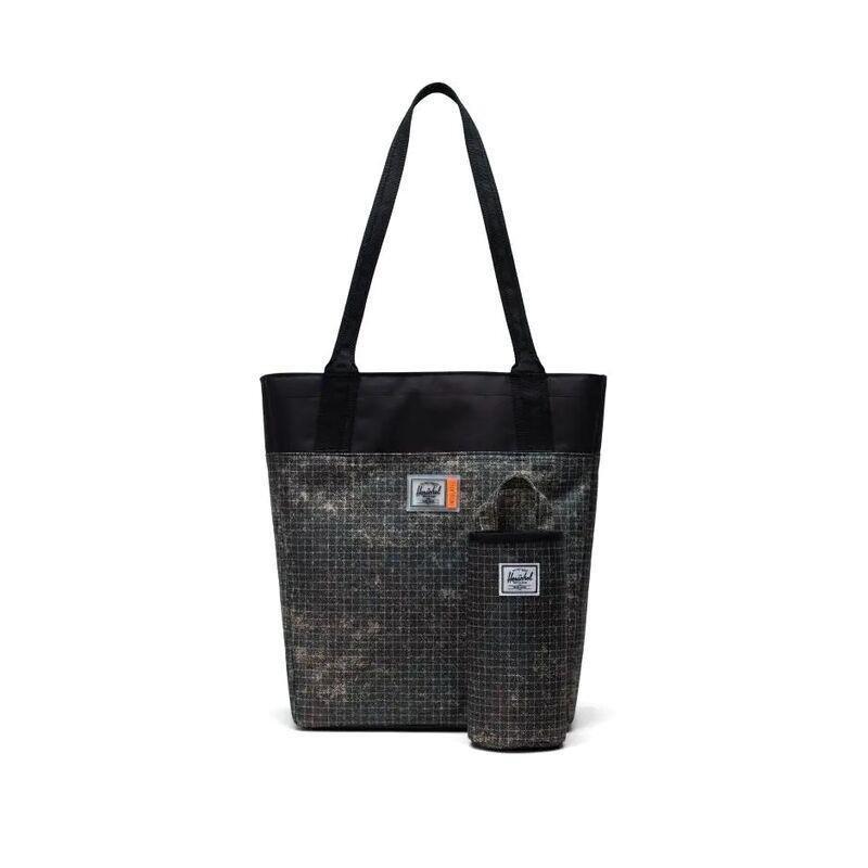 Herschel Alexander Zip Seasonal Collection Insulated Small Tote Bag - Forest Grid, , large image number 0