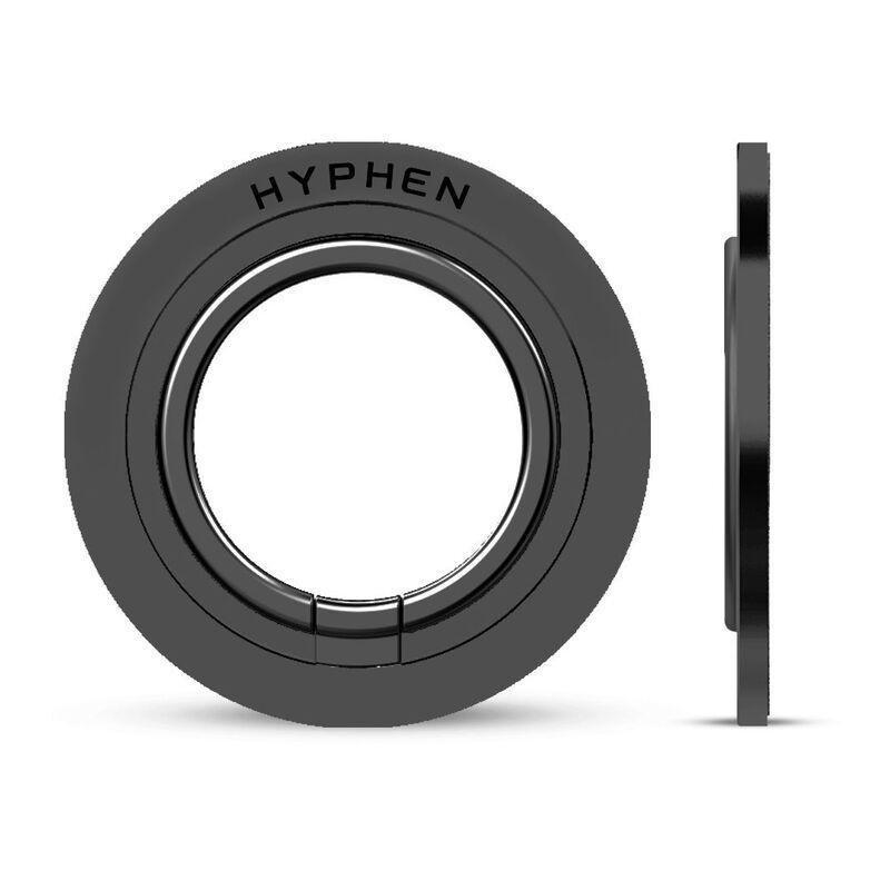 HYPHEN Magnetic Smartphone Ring Holder and Stand - Black, , medium
