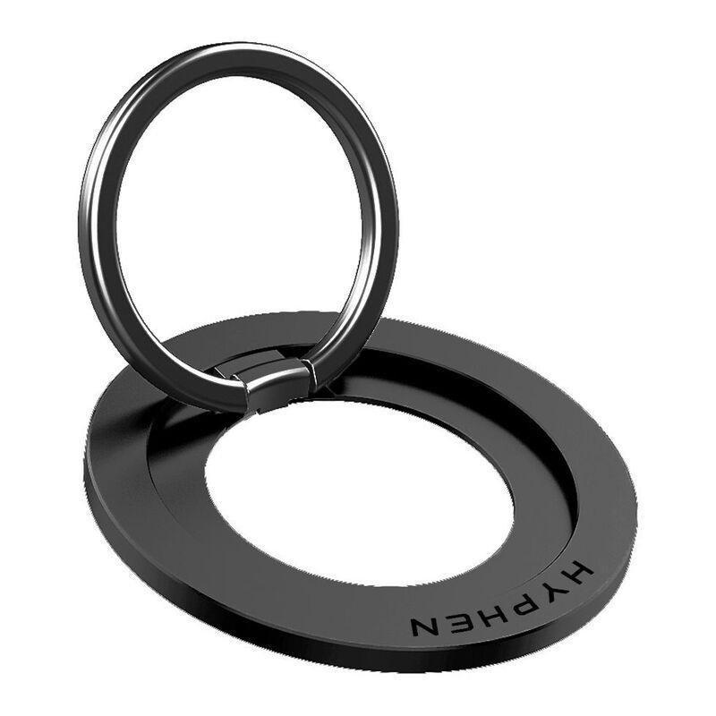 HYPHEN - HYPHEN Magnetic Smartphone Ring Holder and Stand - Black
