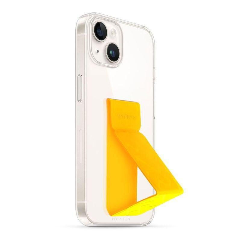 HYPHEN Smartphone Case Grip Holder and Stand - Yellow - Fits up to 6.1-Inch, , large image number 5