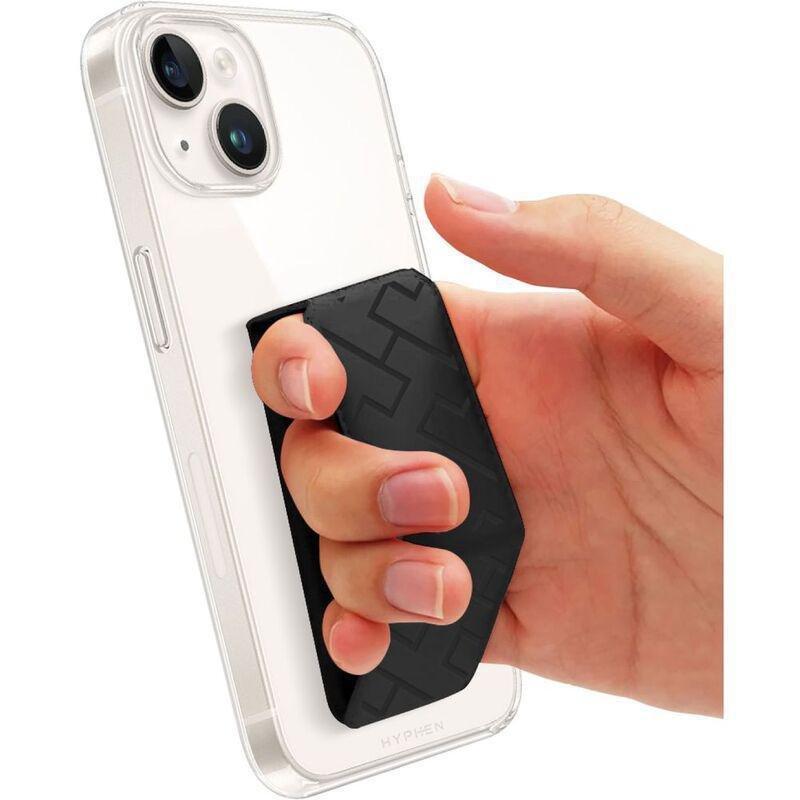HYPHEN Smartphone Case Grip Holder and Stand - Black - Fits up to 6.7-Inch, , large image number 3