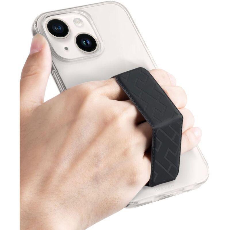 HYPHEN Smartphone Case Grip Holder and Stand - Black - Fits up to 6.7-Inch, , large image number 4
