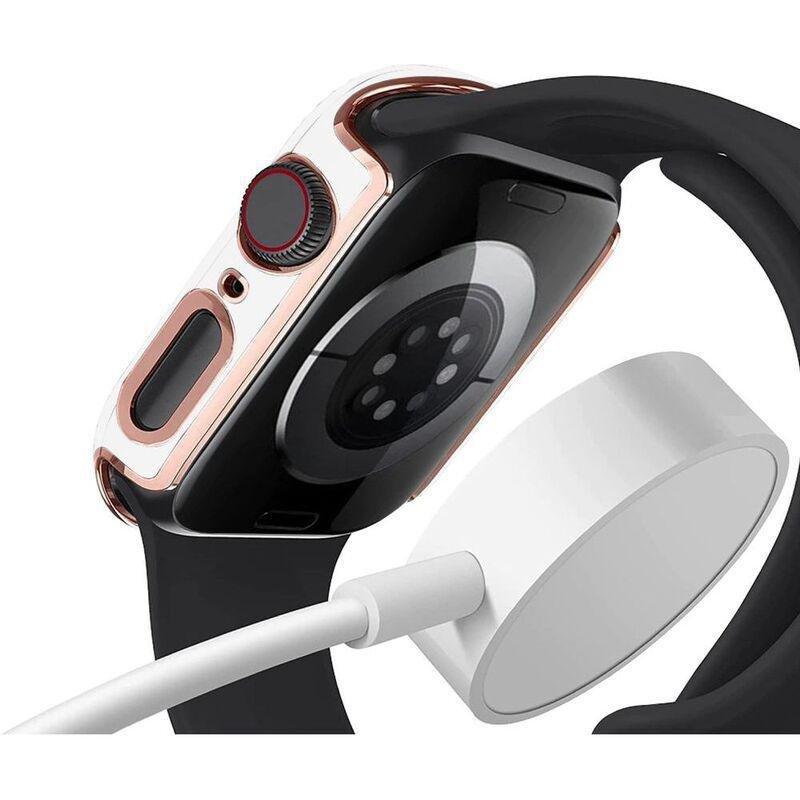 HYPHEN Apple Watch Frame Protector 45mm - White/Rose Gold, , large image number 8