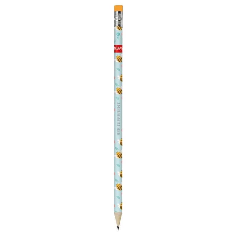 Legami Recycled Paper Pencil - I Used To Be A Newspaper - Bee, , large image number 0
