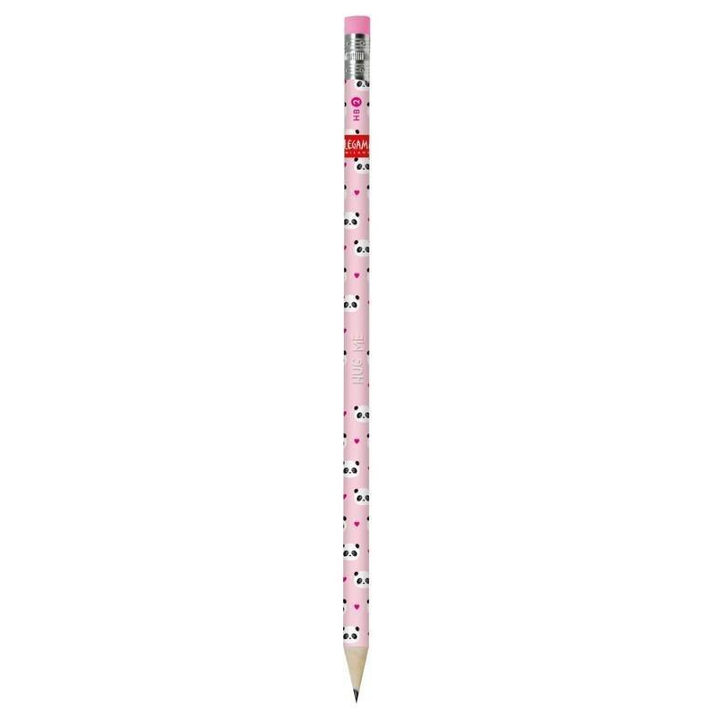 Legami Recycled Paper Pencil - I Used To Be A Newspaper - Panda, , large image number 0