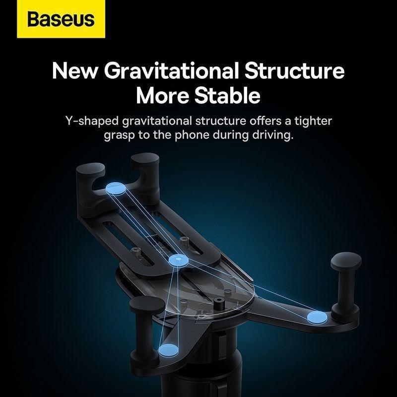 Baseus Stable Gravitational Car Mount - Air Outlet Version - Black, , large image number 3