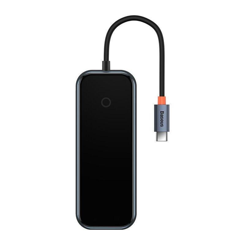 Baseus AcmeJoy 7-Port Type-C HUB Adapter - Dark Gray, , medium