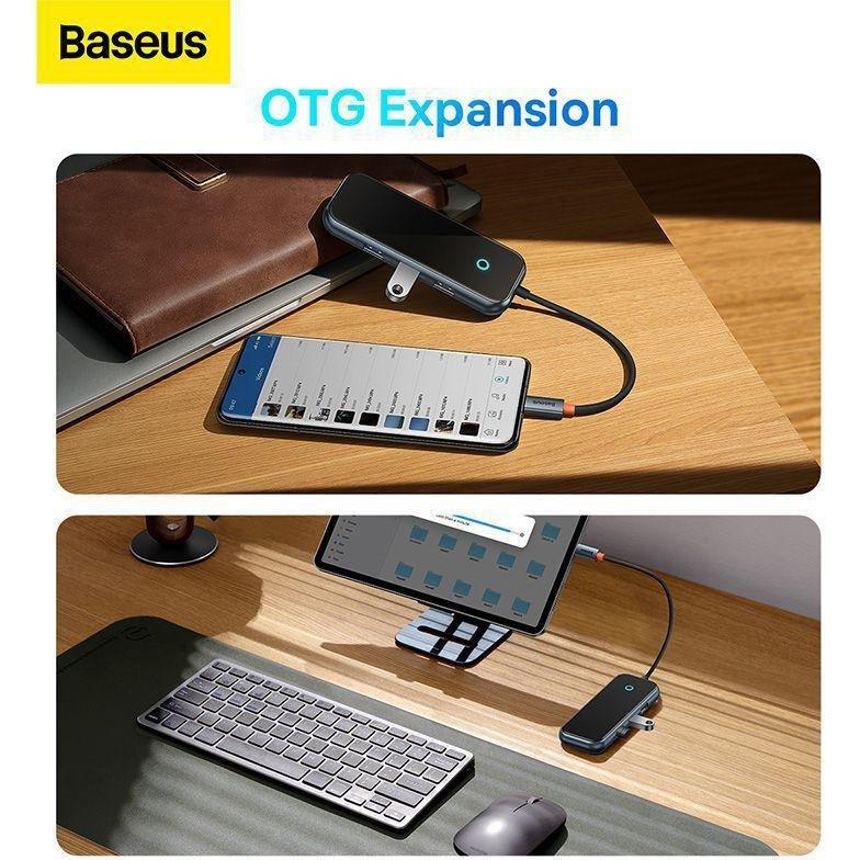 Baseus AcmeJoy 7-Port Type-C HUB Adapter - Dark Gray, , large image number 2