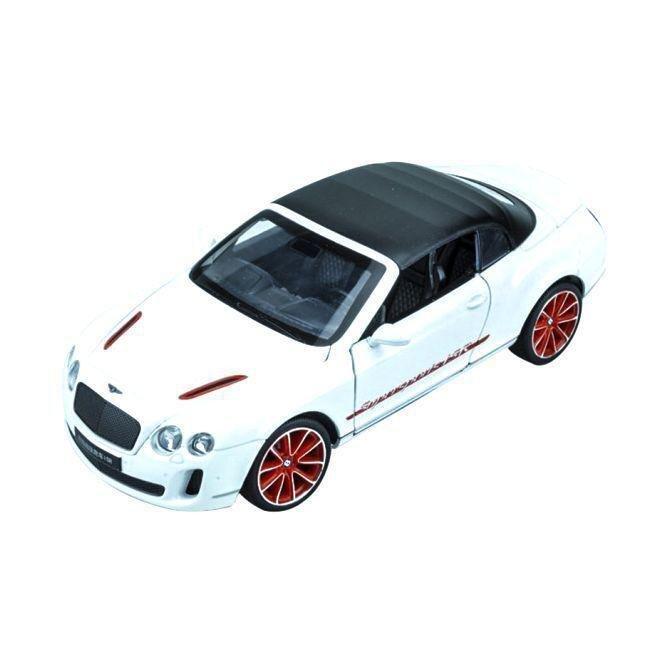 METAL SPEED ZONE - Metal Speed Zone Bentley Continental Supersports Isr 1.24 Scale Metal Die-Cast Car