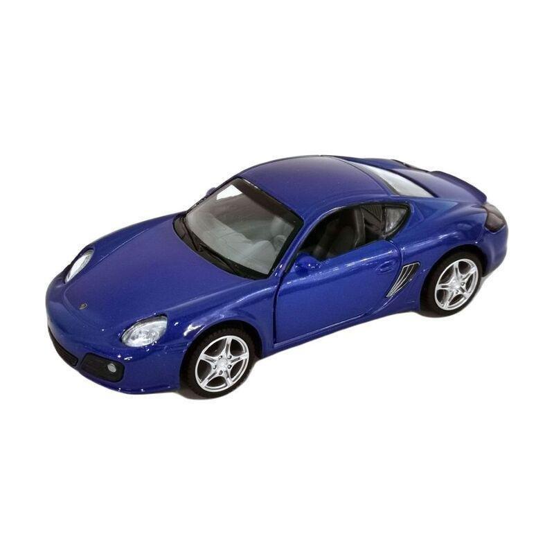 Metal Speed Zone Porsche Cayman S 1.34 Scale Metal Die-Cast Car, , large image number 0