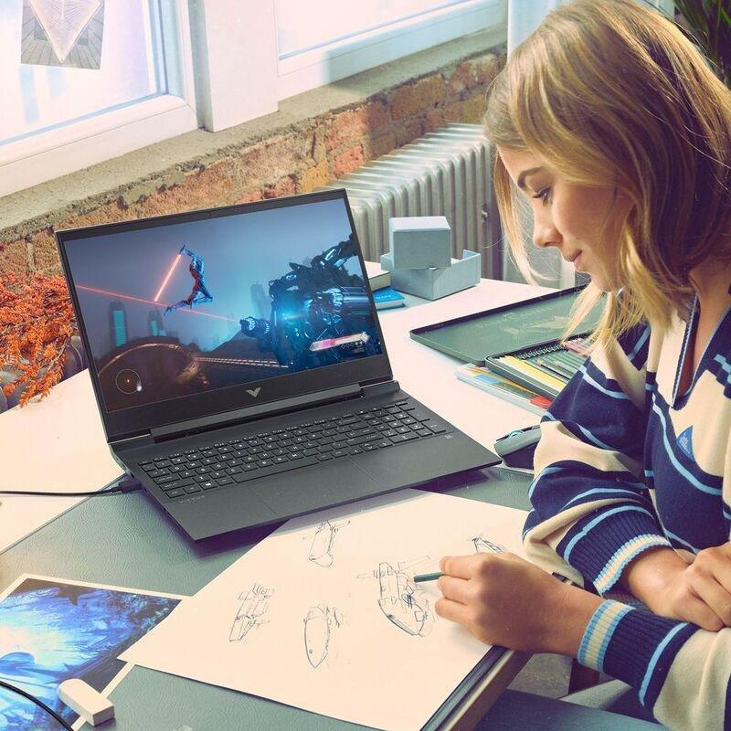 HP Victus Laptop Intel Core i7-12700H/16GB/512GB SSD/NVIDIA GeForce RTX 3060 6GB/16.1" FHD/144Hz/Windows 11 Home - Mica Silver (Arabic/English), , large image number 10