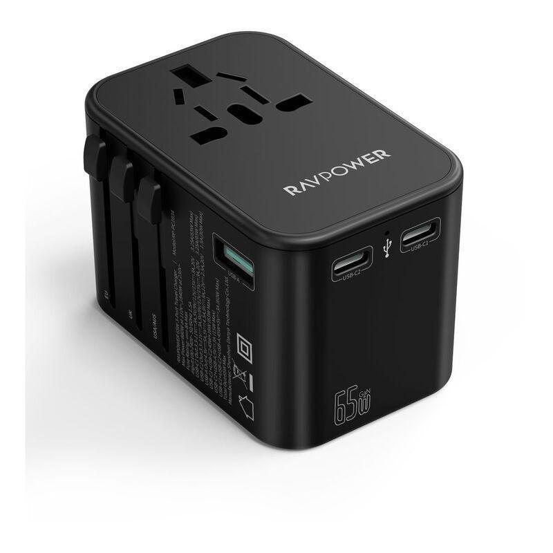 RAVPower PC1034 PD Pioneer 65W 3-Port Travel Charger, , medium