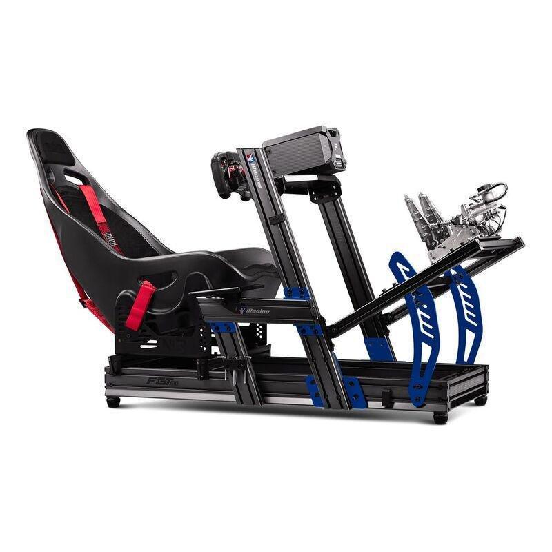 NEXT LEVEL RACING - Next Level Racing F-GT Elite Aluminium Formula / GT Simulator Cockpit - iRacing Edition (Electronics & Accessories Not Included)