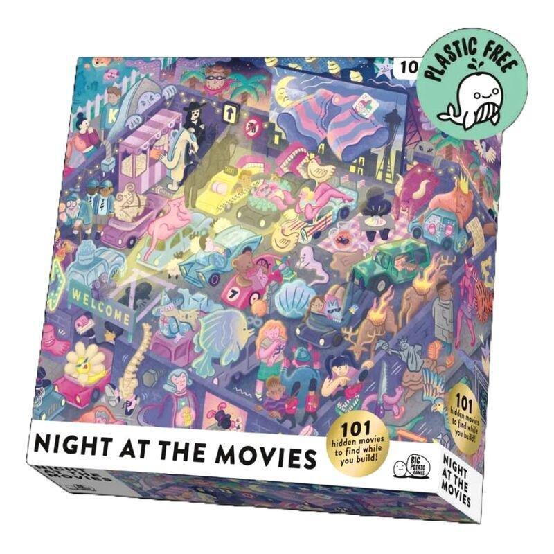 Big Potato Night At The Movies Puzzle Game, , large image number 0