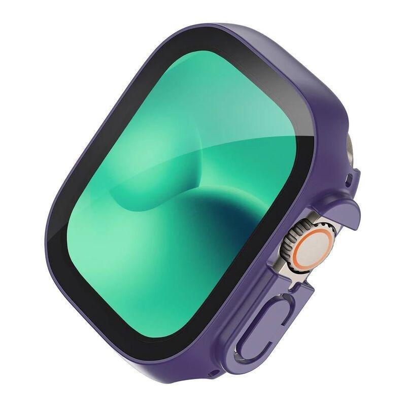 Amazing Thing Apple Watch Ultra Marsix Pro Bumper Case With Glass 49mm - New Purple, , medium