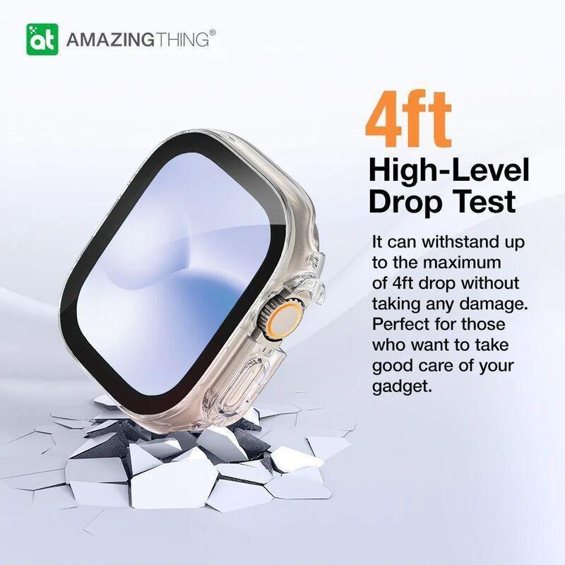 Amazing Thing Apple Watch Ultra Marsix Pro Bumper Case With Glass 49mm - New Purple, , large image number 4