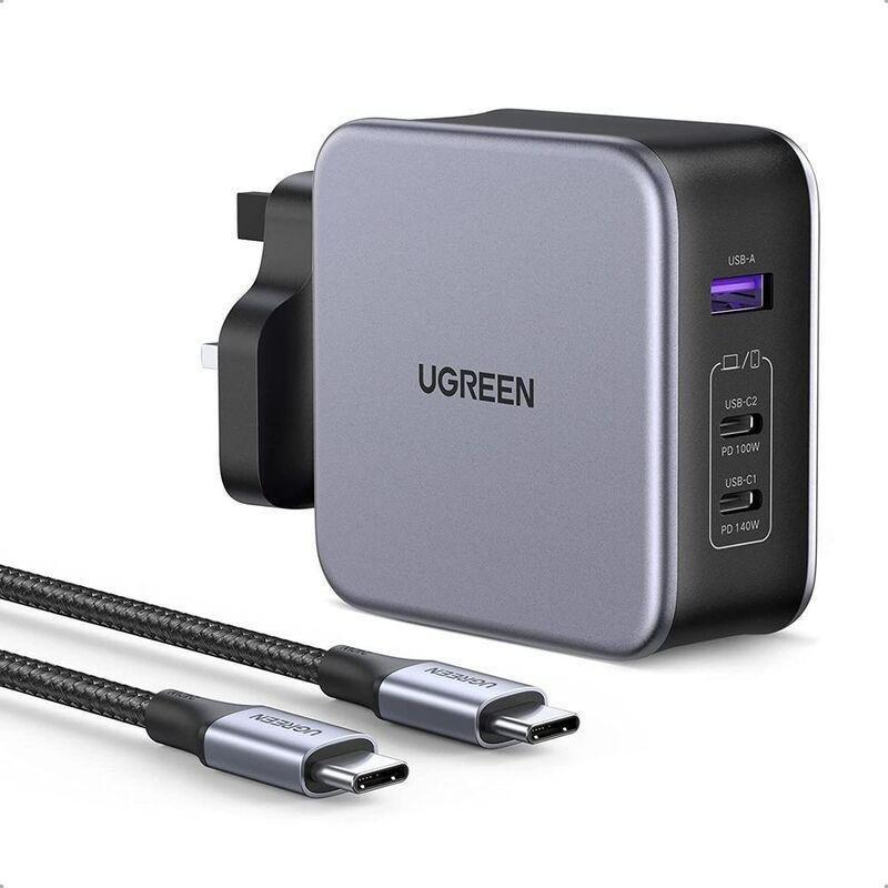 UGreen Nexode 140W USB C Wall Charger - Grey, , medium