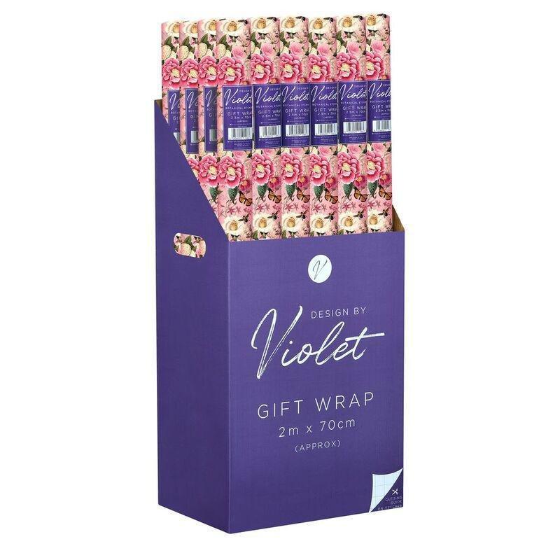Design By Violet 2M Victorian Bouquet Gift Wrapper Paper (2M x 70cm) (Assortment - Includes 1 Roll), , large image number 0