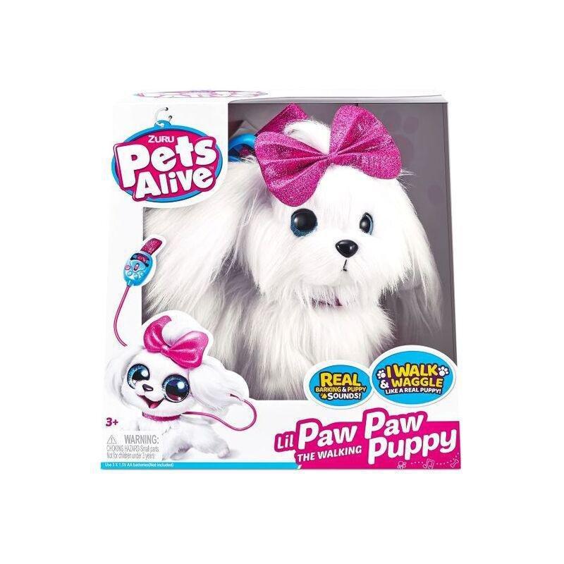 Zuru Pets Alive Paw Paw The Interactive Walking Puppy Toy, , large image number 0