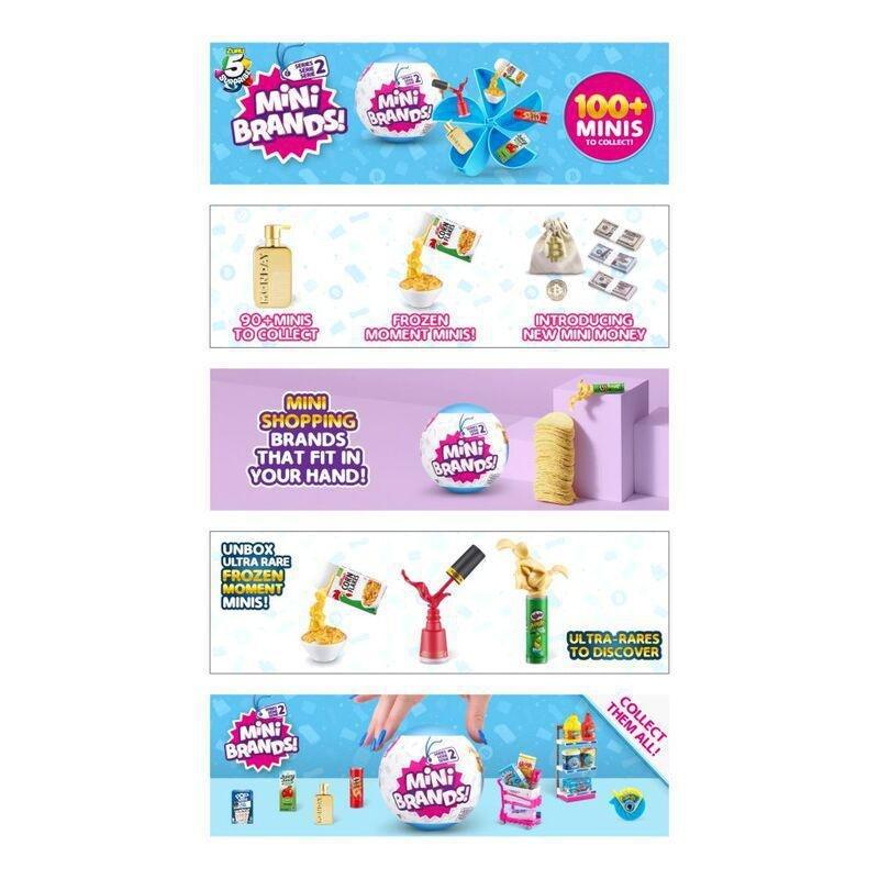 Zuru 5 Surprise Mini Brands Global Series 2 Mystery Toy (Assortment - Includes 1), , large image number 1