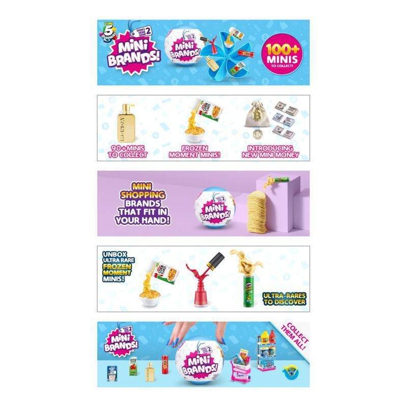 5 SURPRISES - Zuru 5 Surprise Mini Brands Global Series 2 Mystery Toy (Assortment - Includes 1)