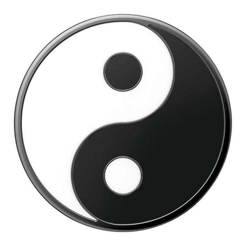 Popsockets Phone Grip & Stand For Smartphones - Enamel Yin Yang, , large image number 0