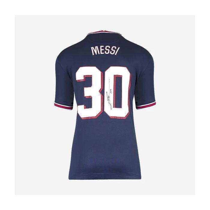 Bootroom Collection Lionel Messi Official Back Signed Psg 22-23 Fan Style Shirt (Boxed), , large image number 1